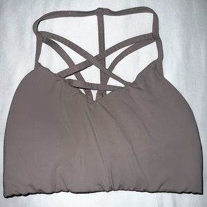 Pink/Victoria’s Secret Tan Sports Bra Size Small/Petite